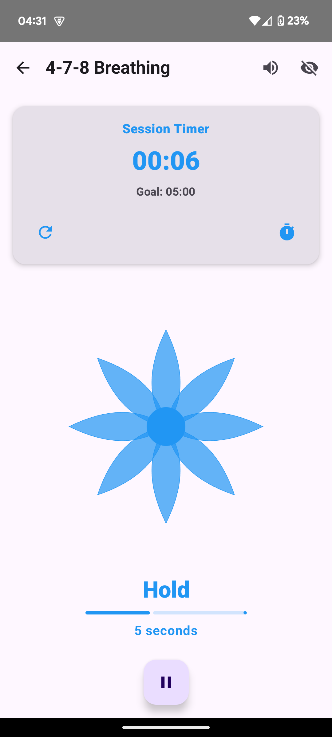 Mantra Breath App Screenshots