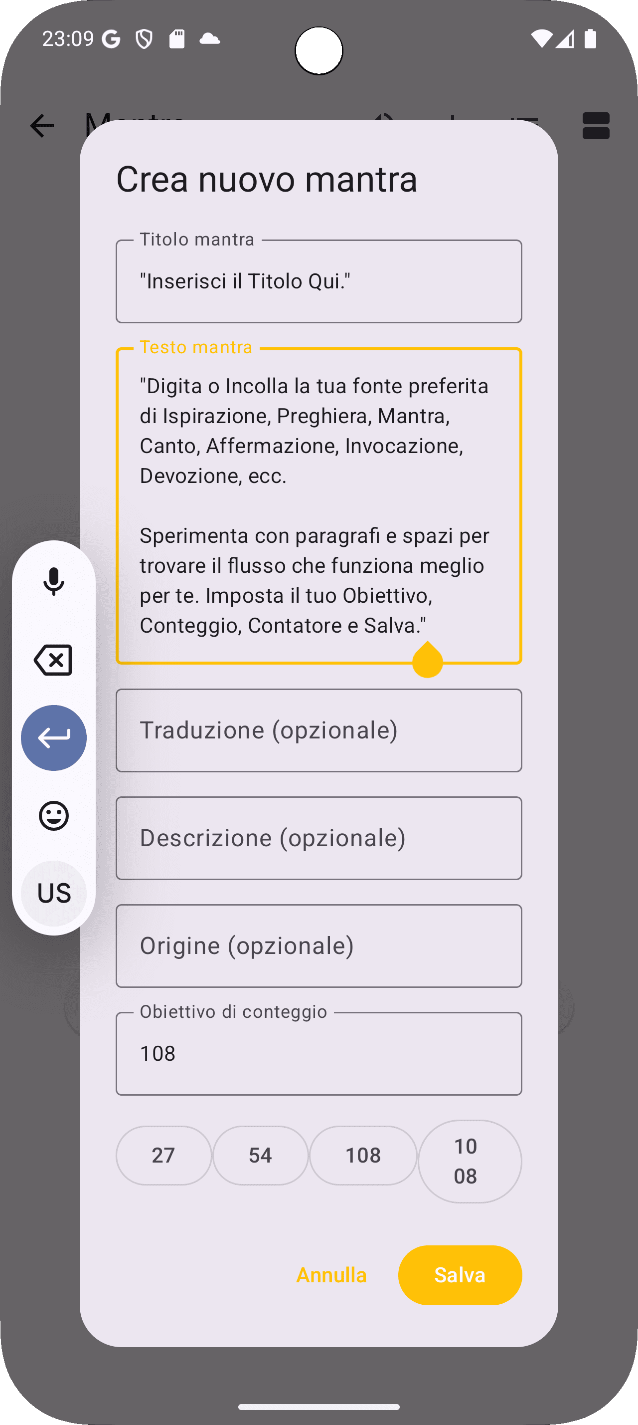 Contatore di mantra