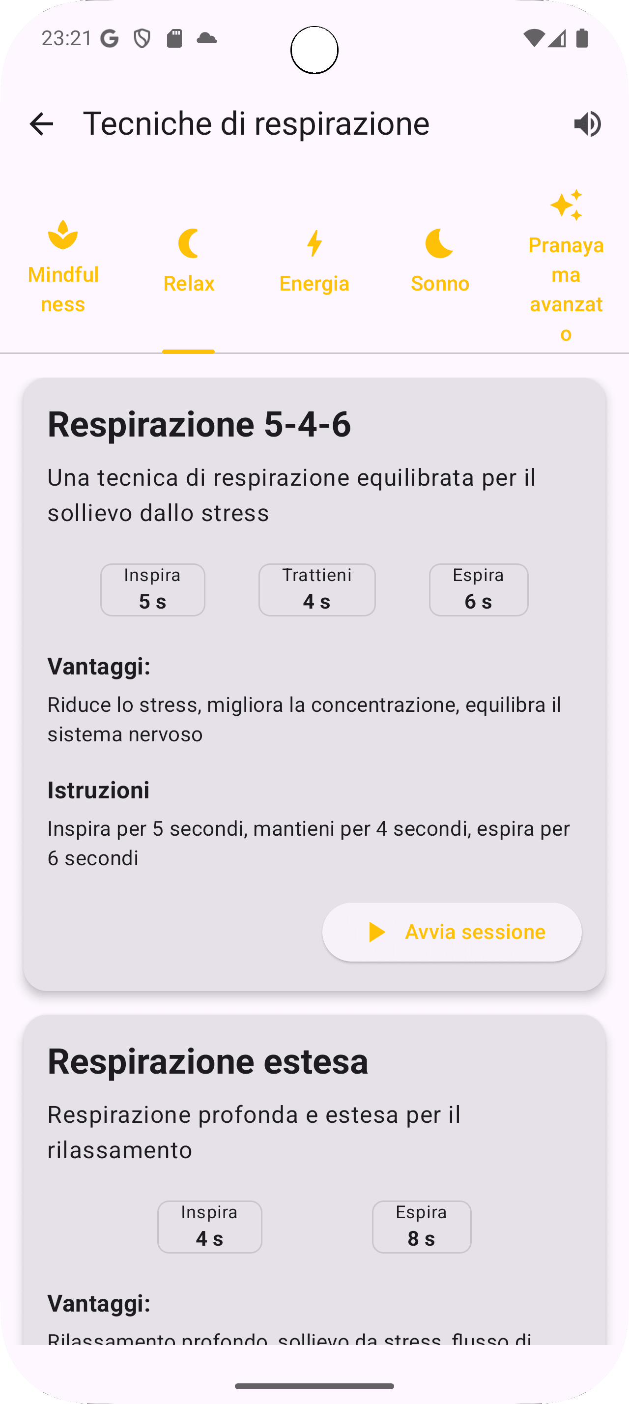 Esercizi di respirazione e allenamento respiratorio